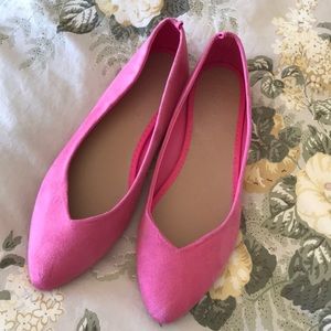 NWOT pink old navy ballet flats size 8